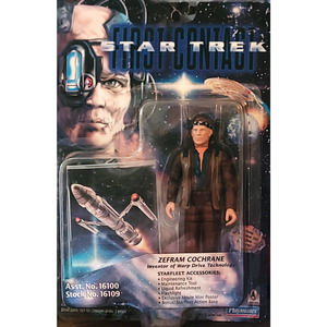 1996 Star Trek First Contact 6" Zefram Cochrane Action Figure Playmates …